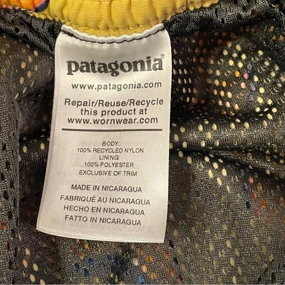 Patagonia Men's Baggies Longs 7” Shorts Melons Surfboard Yellow XL - Picture 6 of 11